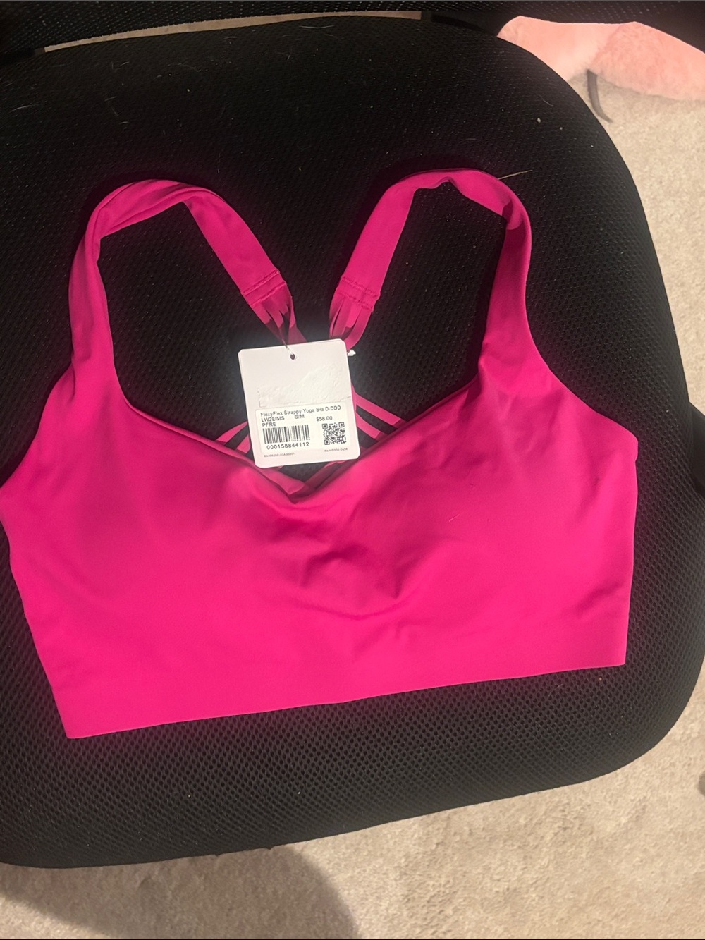 Lululemon Hot Pink Sport Bra NWT